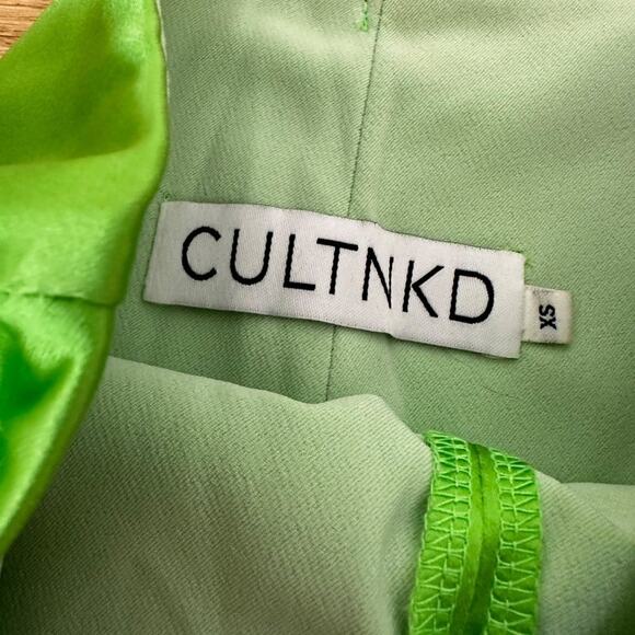 Cult Naked - Mini Skort in Poison Green - Picture 2 of 8